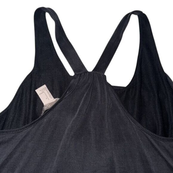 Forever 21 Black Racerback Loose Fit Tank Top Womens Size M - Picture 7 of 10